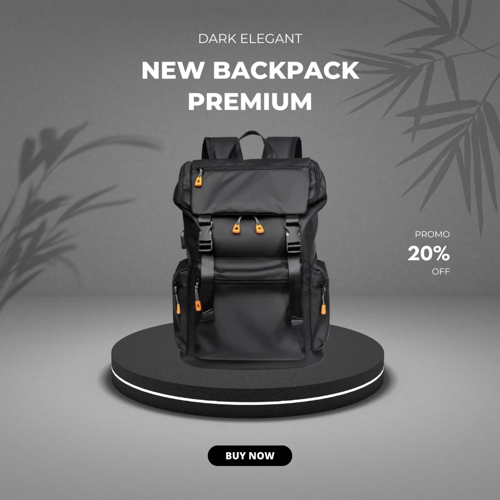 HL XAVIER BACKPACK COOL WATERPROOF BACKPACK FOR MEN'S COLLEGE AND WORK/