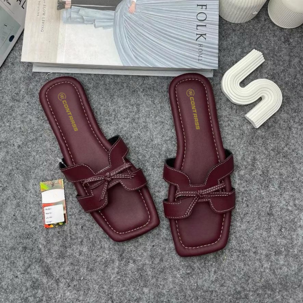 Stylish New RRC Women's Flat Sandals with H Ribbon