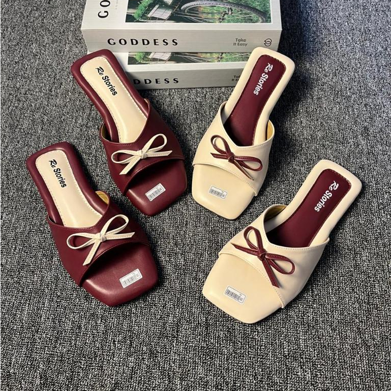 RE STORIES SELVIA women's sandals, TRENDY platform sandals, ANTI-SLIP rubber soles, 2025