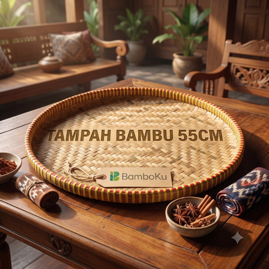 Nyiru Traditional Bamboo Tampah/ Diameter 55-58 cm Handicraft - Unit Price
