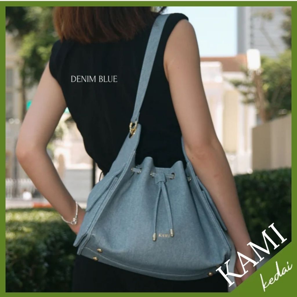 KAMI x Chantelle Bag Denim Color Shoulder Bag Women's Large Office Work Bag for Girls Latest