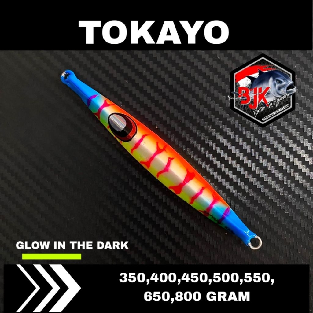 METAL JIG TOKAYO FOIL ABSTRACT BACK 350g to/d 800g BJK FISHING BAIT
