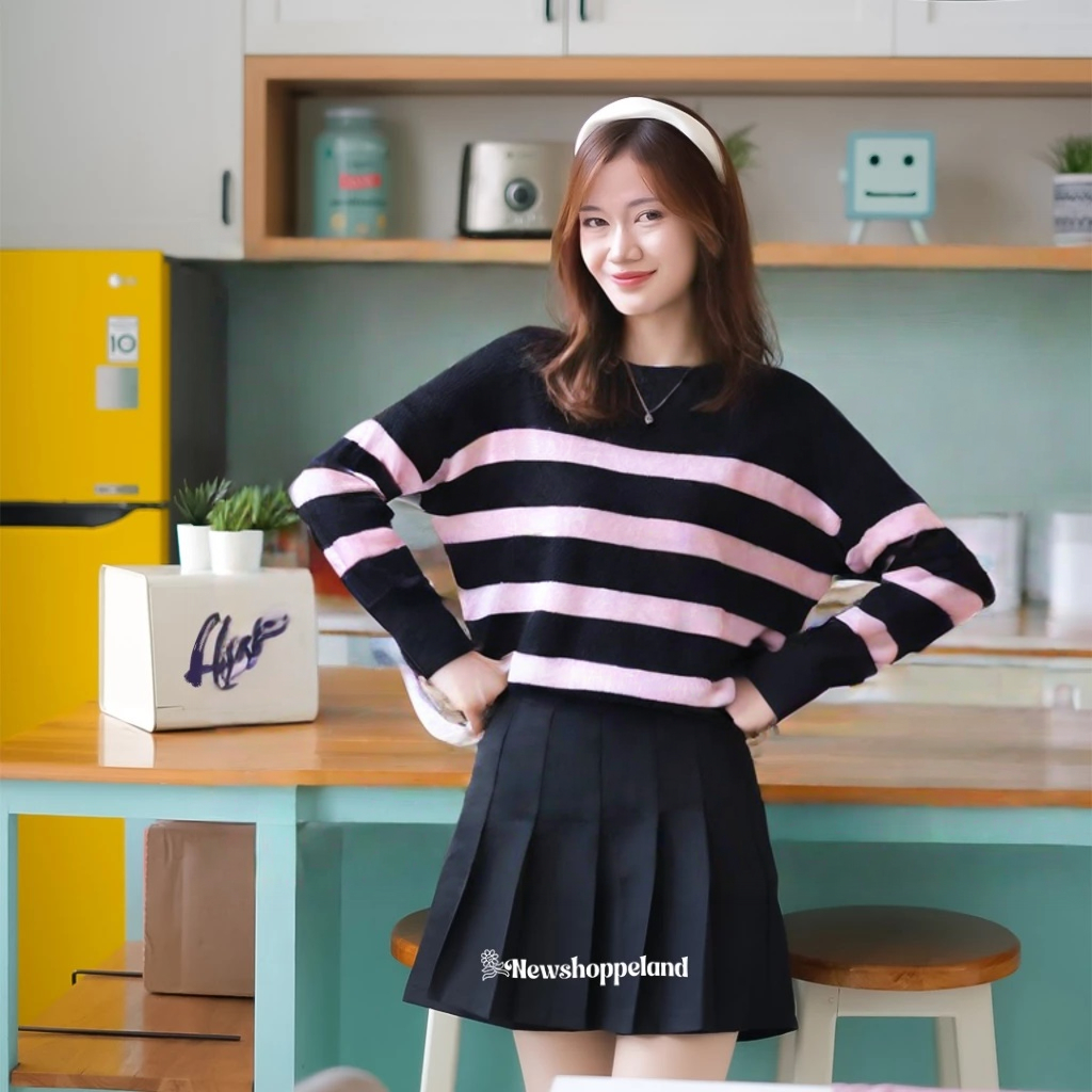 MAUDY PREMIUM KNIT SWEATER WOMEN'S BLASTER TOP MAUDY TOP/ - KOREAN STYLE KNIT SWEATER