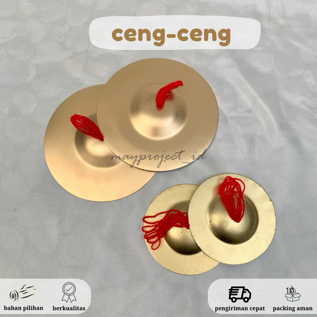 Musical Instruments Ceng-Ceng Gamelan Old-School Children's Toys