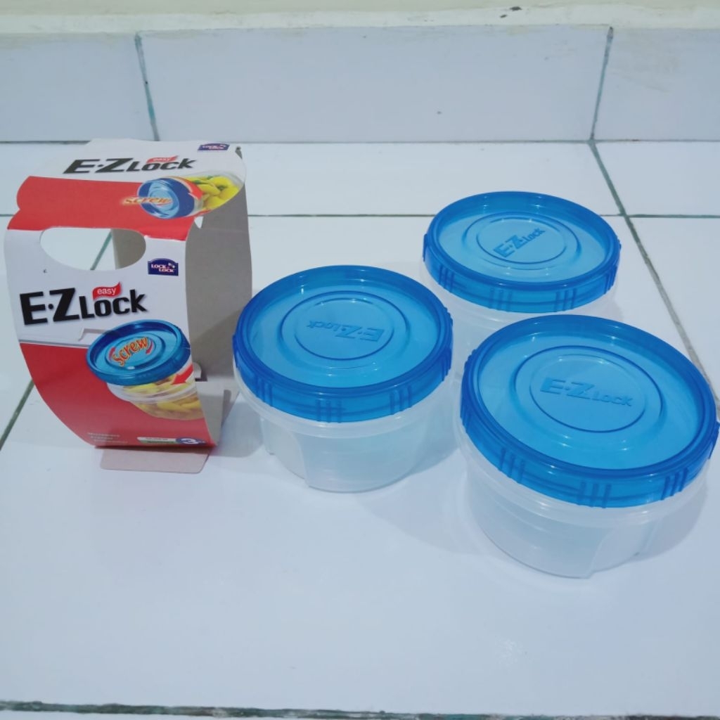 LT002 - Lock n Lock Jar E-Zlock 460ml Set of 3 pcs Suitable for Mpasi etc.