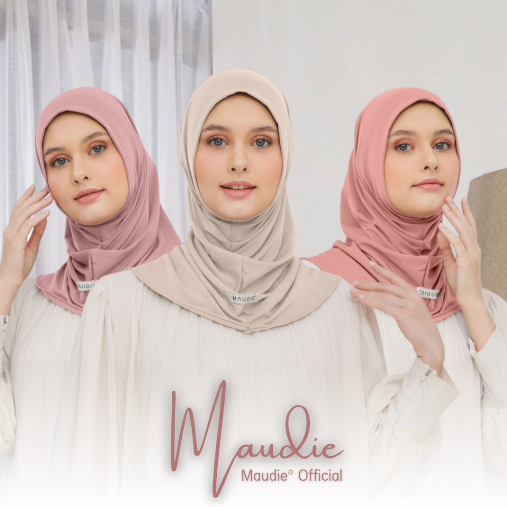 Maudie - Instant Jersey Non-Pet Sport Hijab Latest Original Non-Pet Hijab/