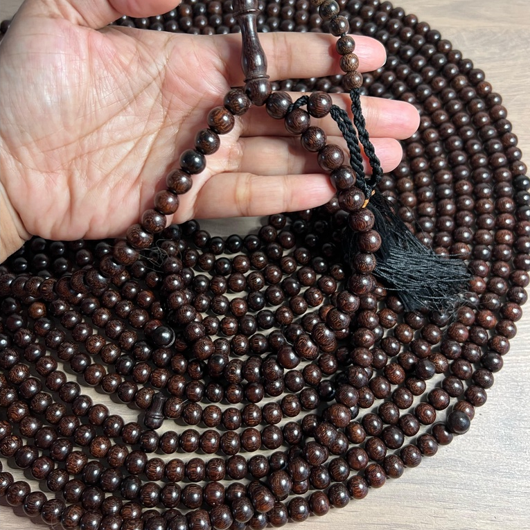 1000 Beads of Special Tamarind Wood Prayer Beads 8mm Tasbih Kayu