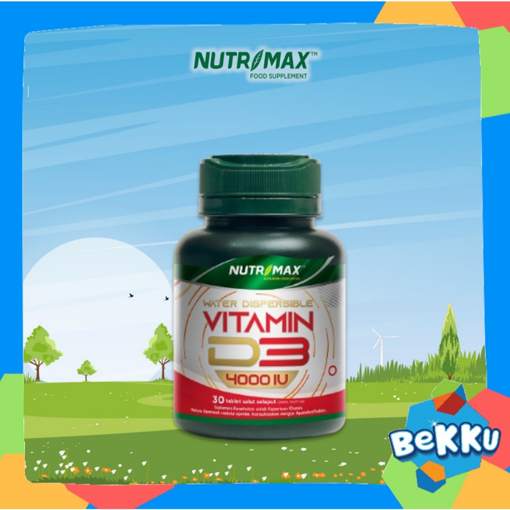 Nutrimax D3 4000 IU 30 Capsules - Vitamin D Food Supplement - Meet Daily Vitamins - BeKKu