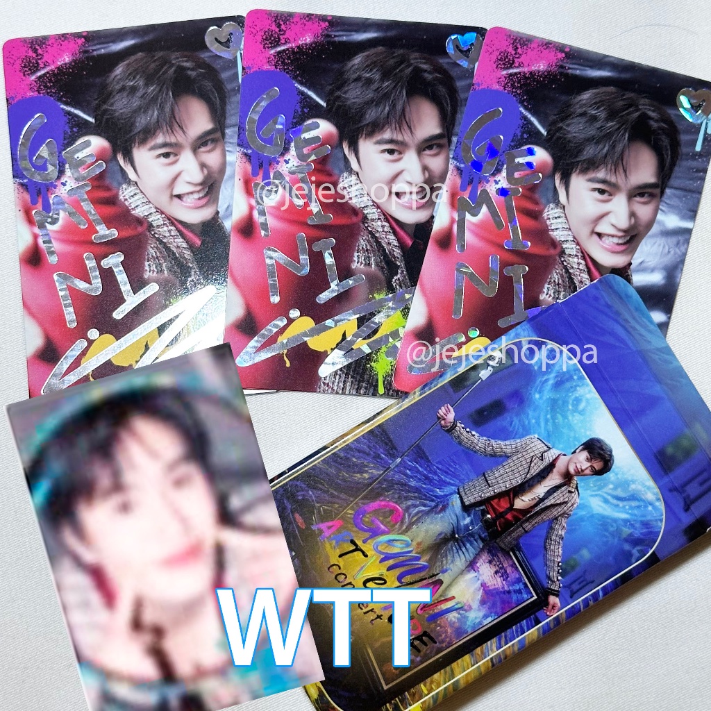 WTT WTS Official GMMTV Gemini Secret Photocard PC CC Card Art Venture Concert
