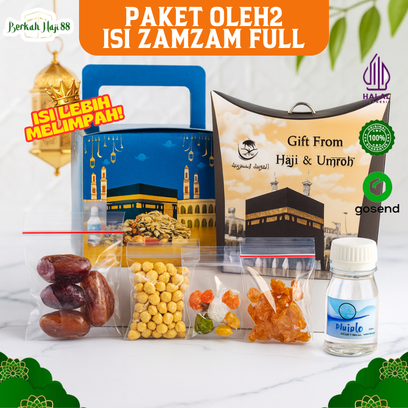 Hajj and Umrah Souvenirs Wholesale Gift Hampers Souvenirs Filled with FULL Premium Zamzam Water