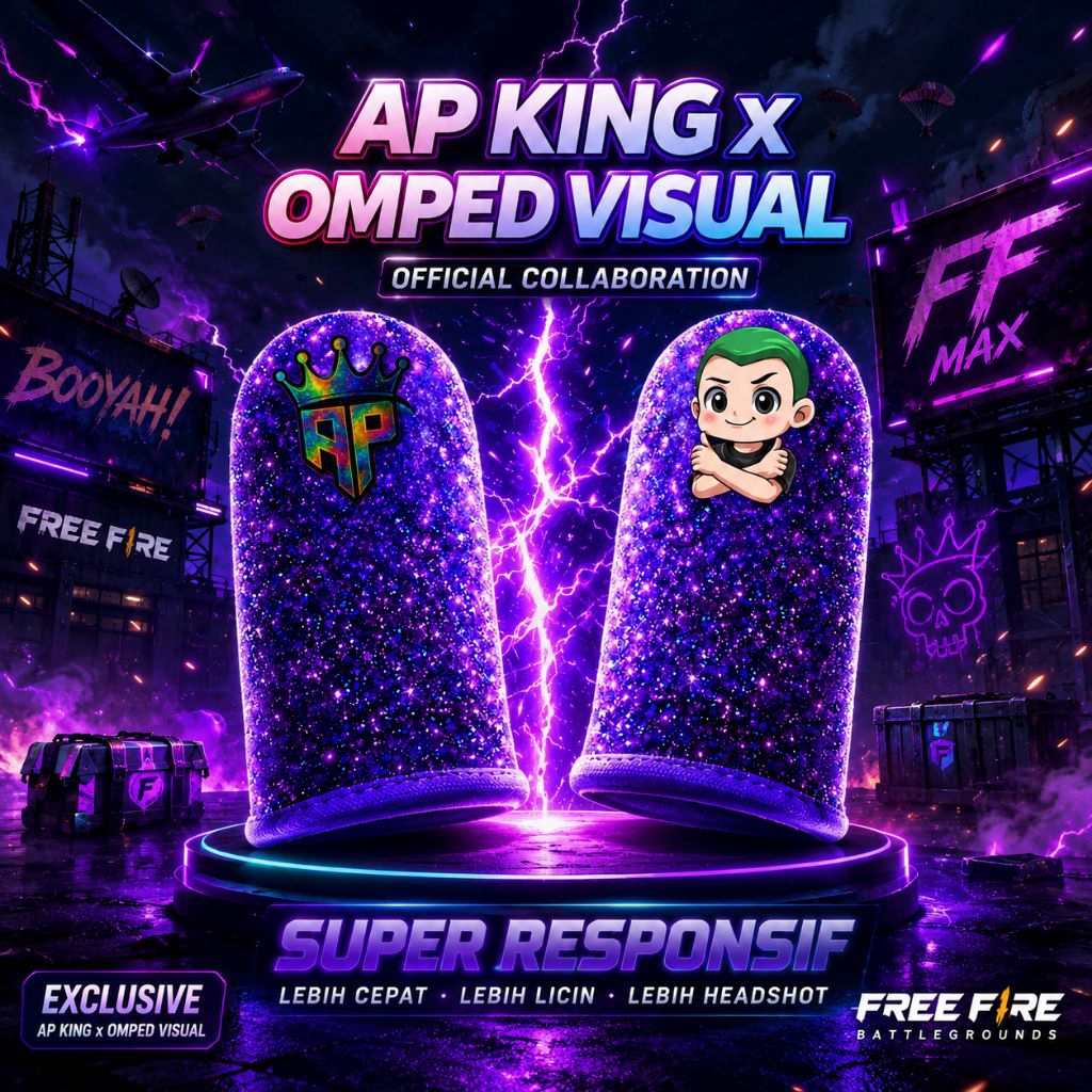 Ap King V4 Omped Mobile Legends & Free Fire Game Accessories Smooth Responsive Joystick