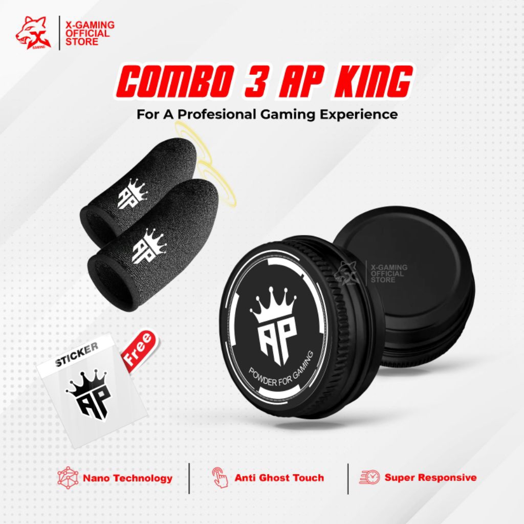 AP KING Bundling - AP KING Carbon Responsive Anti-Sweat Finger Touch Gaming Premium Sarong