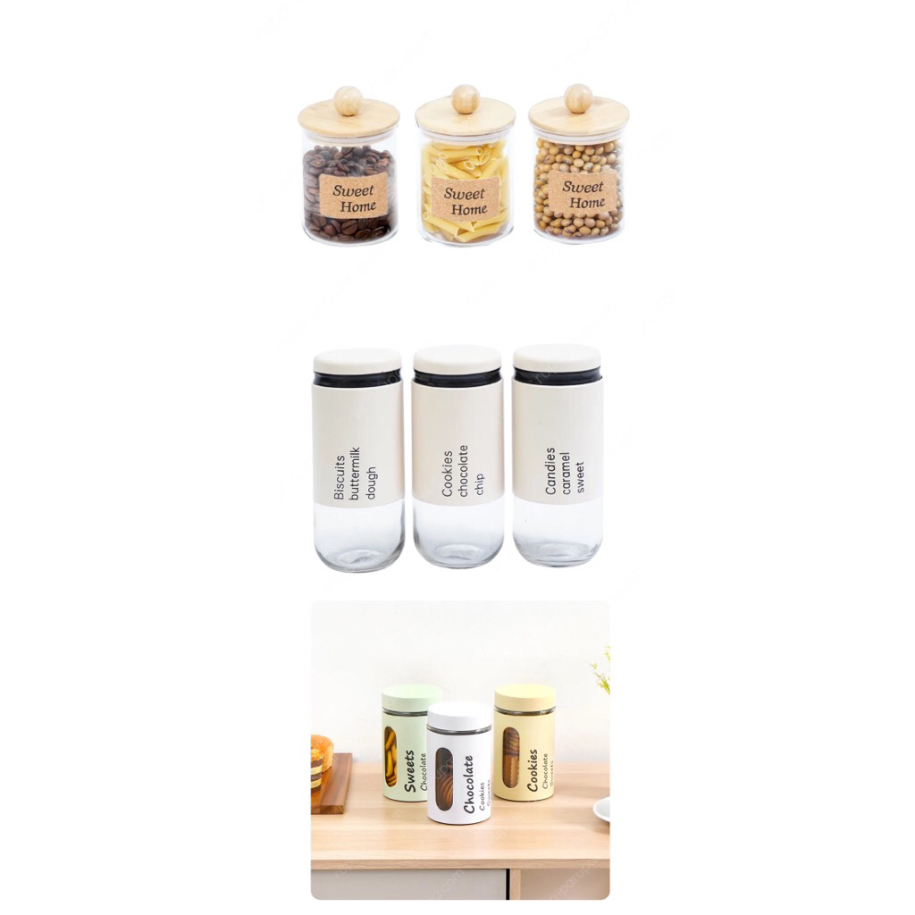 LANNA, HALSTON, HARLEEN, & HALSTON SNACK JARS