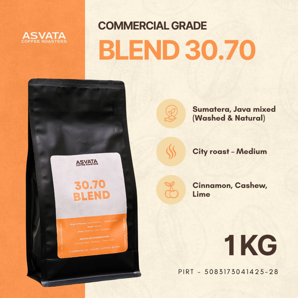 30.70 Coffee Beans 1 KG Commercial Grade Arabica Robusta
