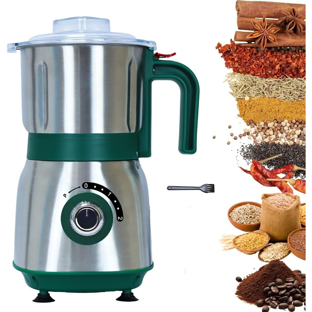 MESIN 600ML Versatile Kitchen Grinder Food Spice Medicine Grinder Electric Grinder SUS Stainless Steel 304