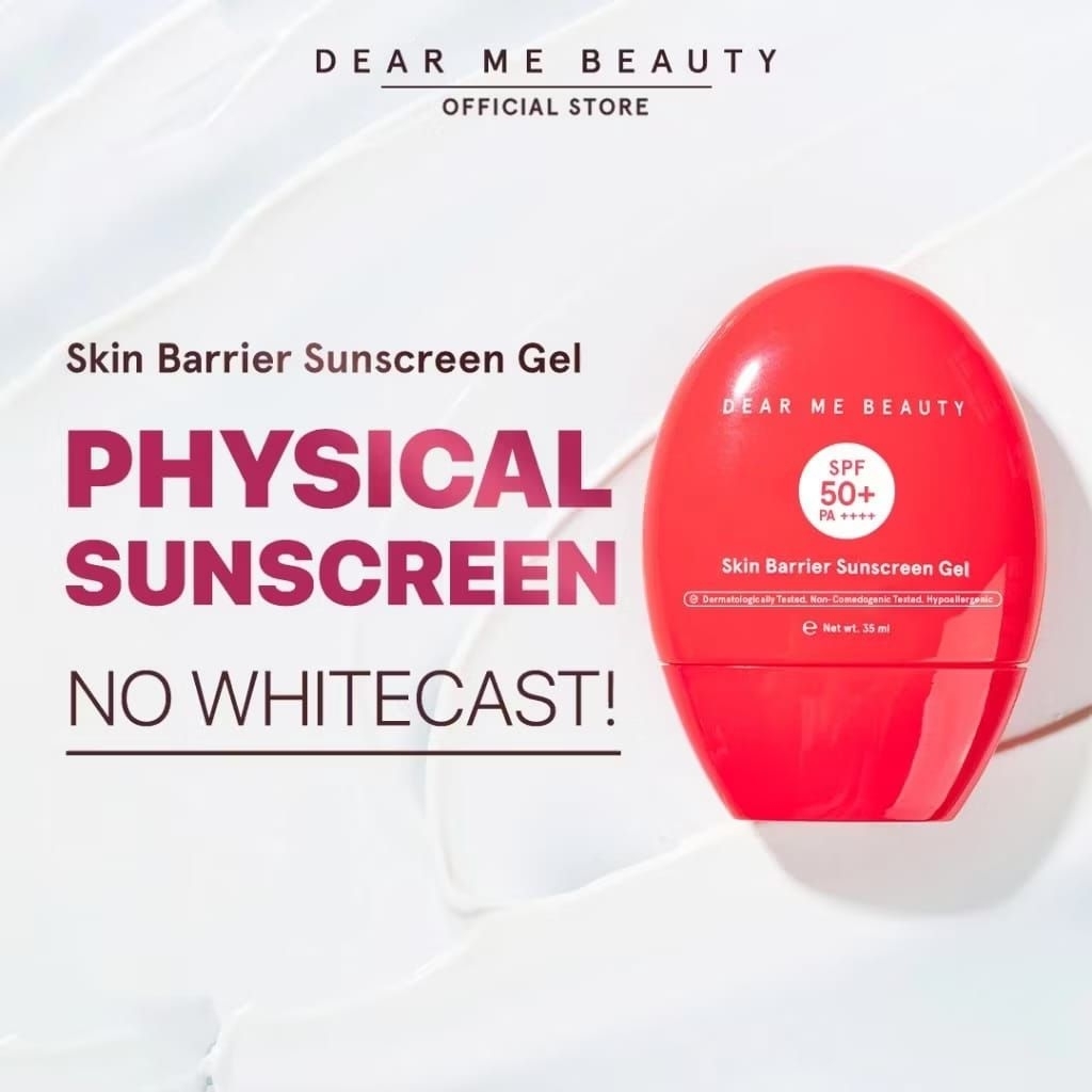 DEAR ME BEAUTY - Ready to Ship Sunscreen Skin Barrier SPF 50 PA+++ Contents 35ml Facial Sunscreen BPOM Original Official Shop By Dear Me Beauty Skin