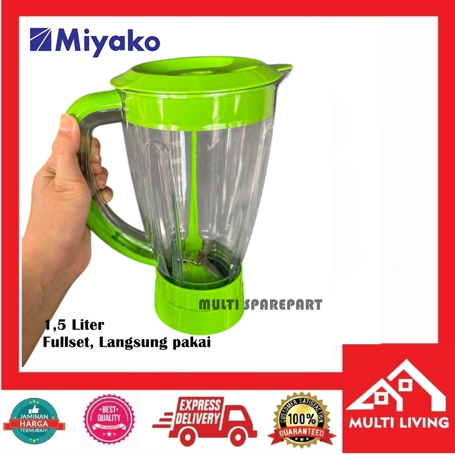 MESIN Miyako Juice Blender Glass BL152 PF 151 501 101 102 original plastic FULLSET without machine