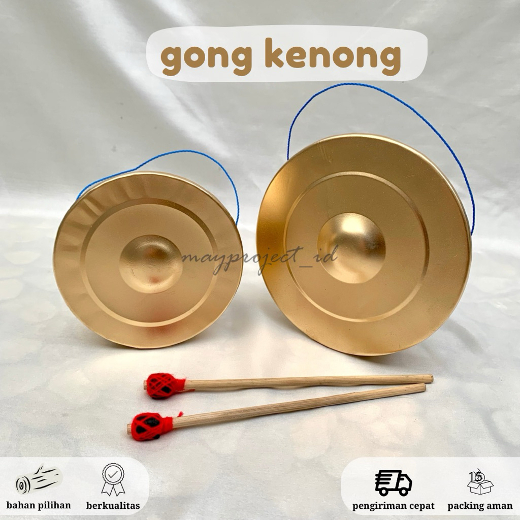 Mini Gong Musical Instrument Gamelan Gong Kenong Small Children's Toy