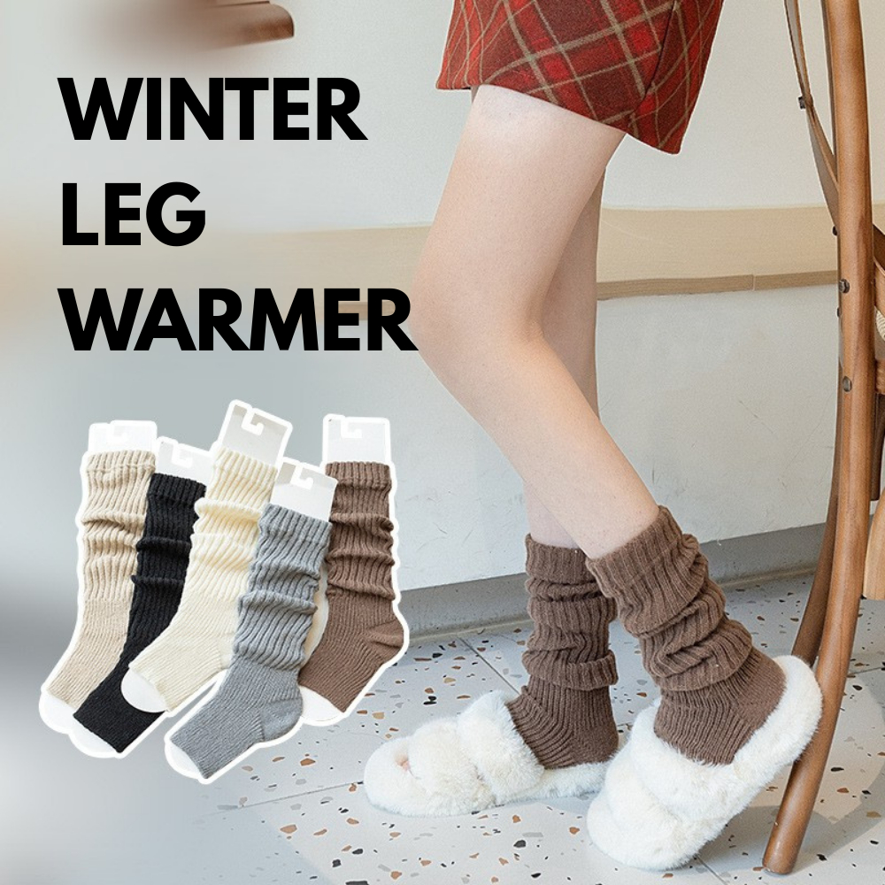 MYE1113 Winter Leg Warmer Socks Women Winter Long Leg Warmer Y2K Warm Soft