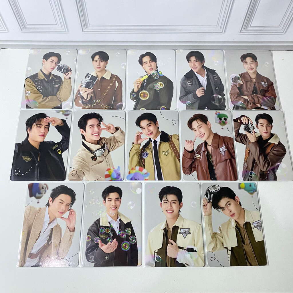 Collectible Card Gmmtv LOL 2025 cc official Fanfest Photocard Gemini Fourth William Est Pond Phuwin Jimmy Sea Joong Dunk Winny Satang Firdaus Khaotung Mix BounForce