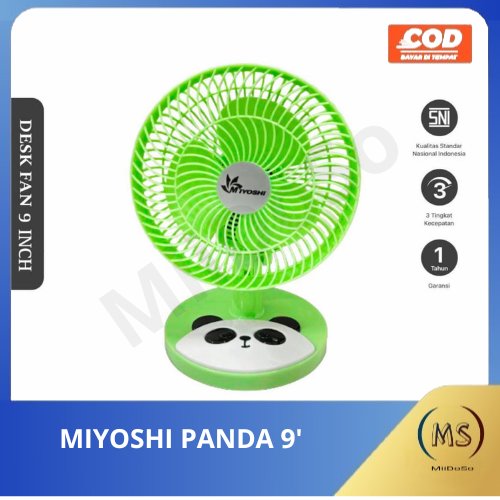 9INCH PANDA CHARACTER TABLE FAN Miyoshi 9INCH SNI CHARACTER TABLE FAN kipas meja table fan