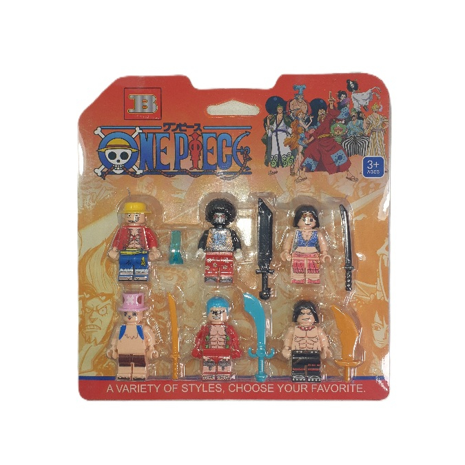 Lego One Piece Toy Contains 6 Pcs for Children Aged 3+