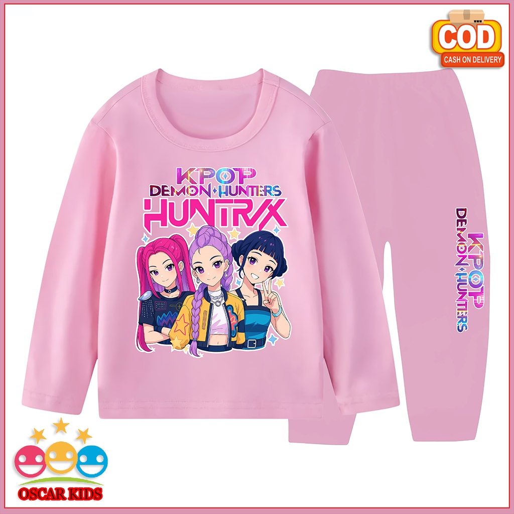 KPOP DEMON HUNTER Premium Girls' Pajamas Set Long Sleeve Long Pants 3 Years-10 Years