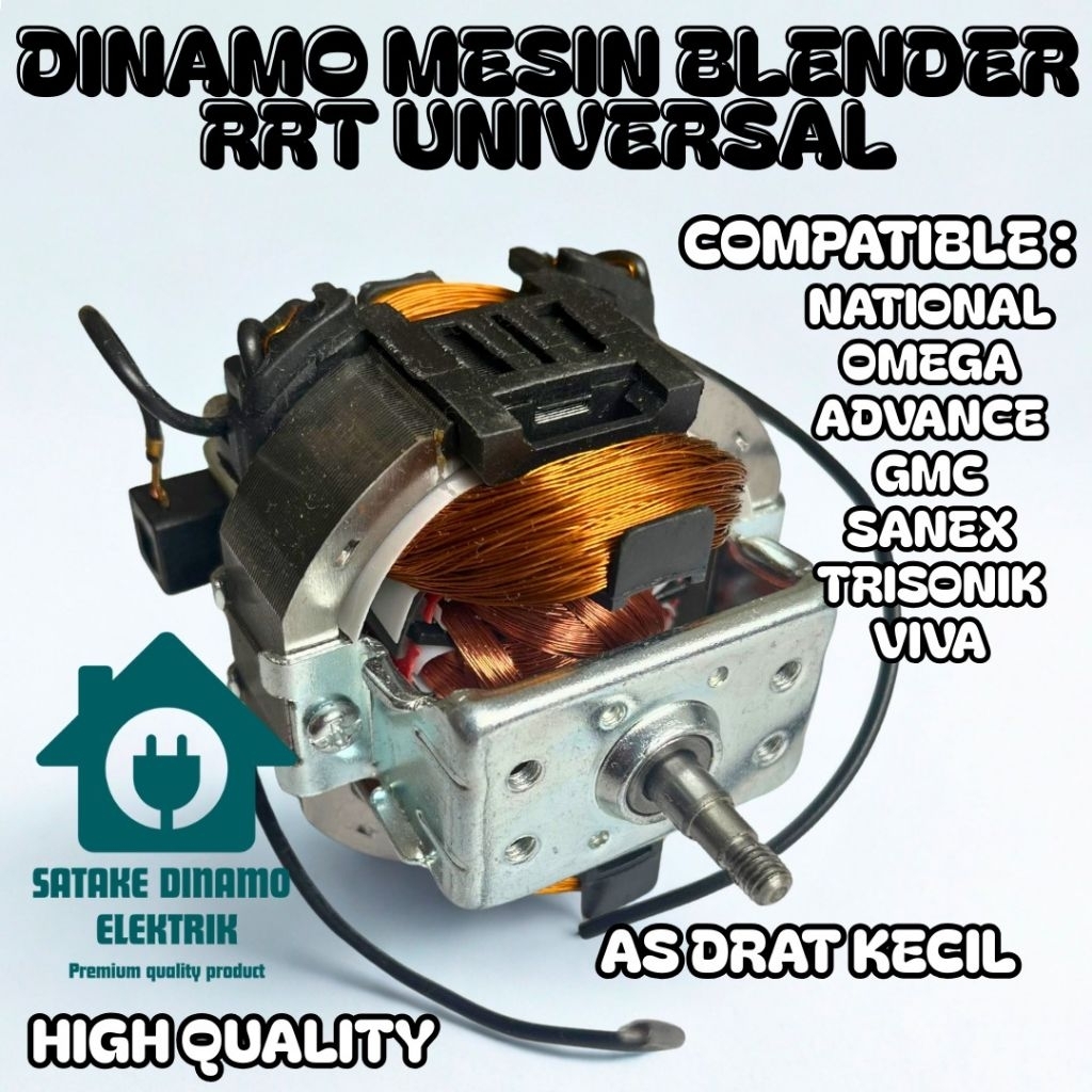 MESIN PRC NATIONAL UNIVERSAL BLENDER MACHINE DYNAMO (SMALL THREAD AXLE) HIGH QUALITY Blender Portable Blender Heavy Duty Blender 3 in 1