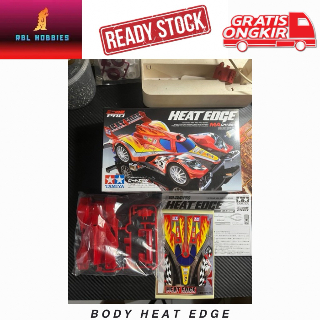 Tamiya 18636 Body Heat Edge Set Original Loose Kit Mini4WD