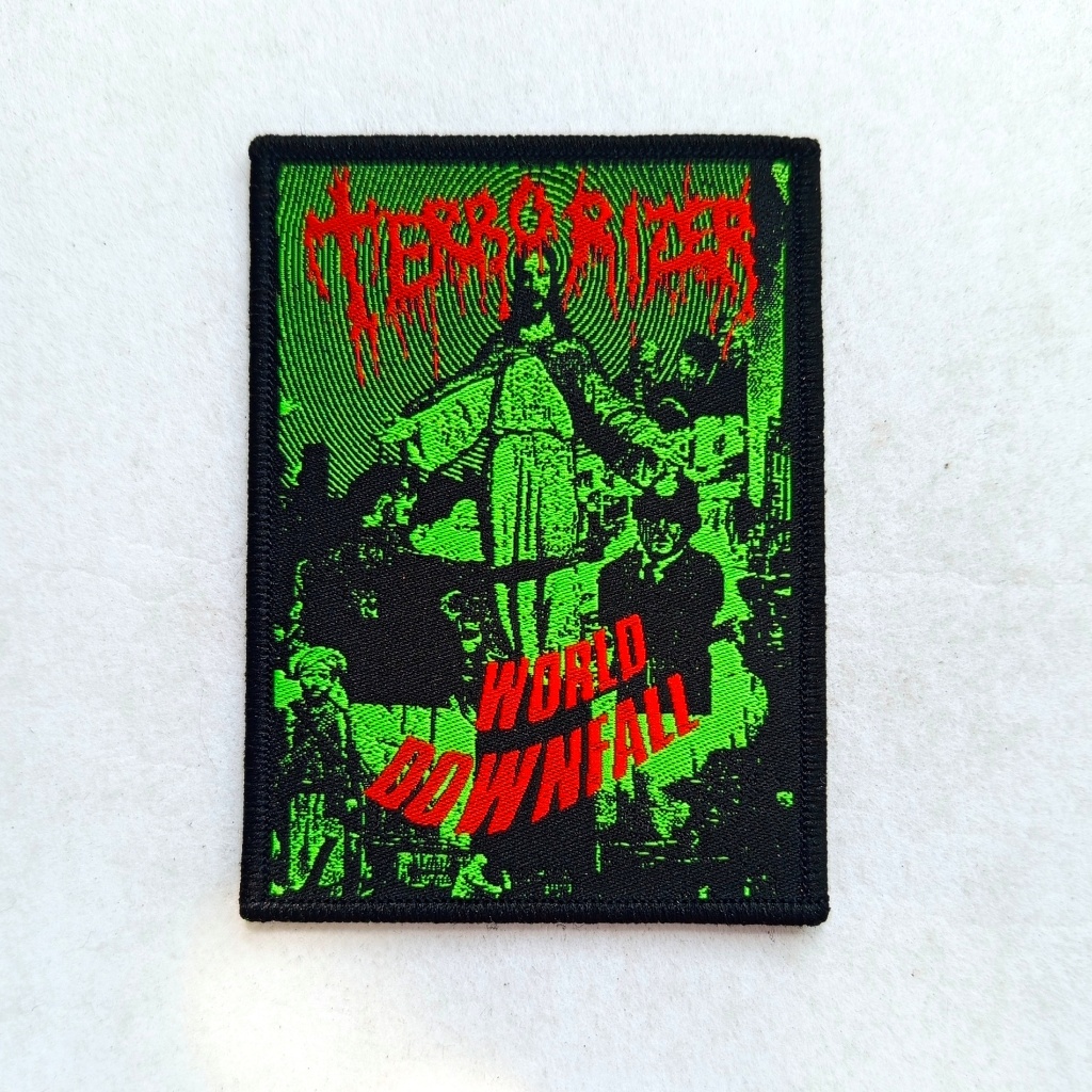Terrorizer woven Patch, Jacket & vest accessories - Music merchandise - Metal distro