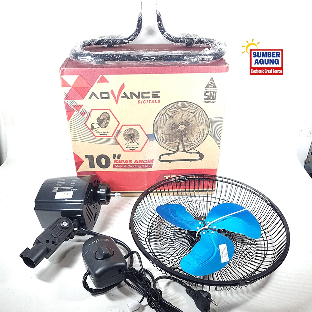 Advance Iron Table Fan TDS10 V2 Desk Fan 10 Inch 40Watt Energy Saving Iron Table Fan