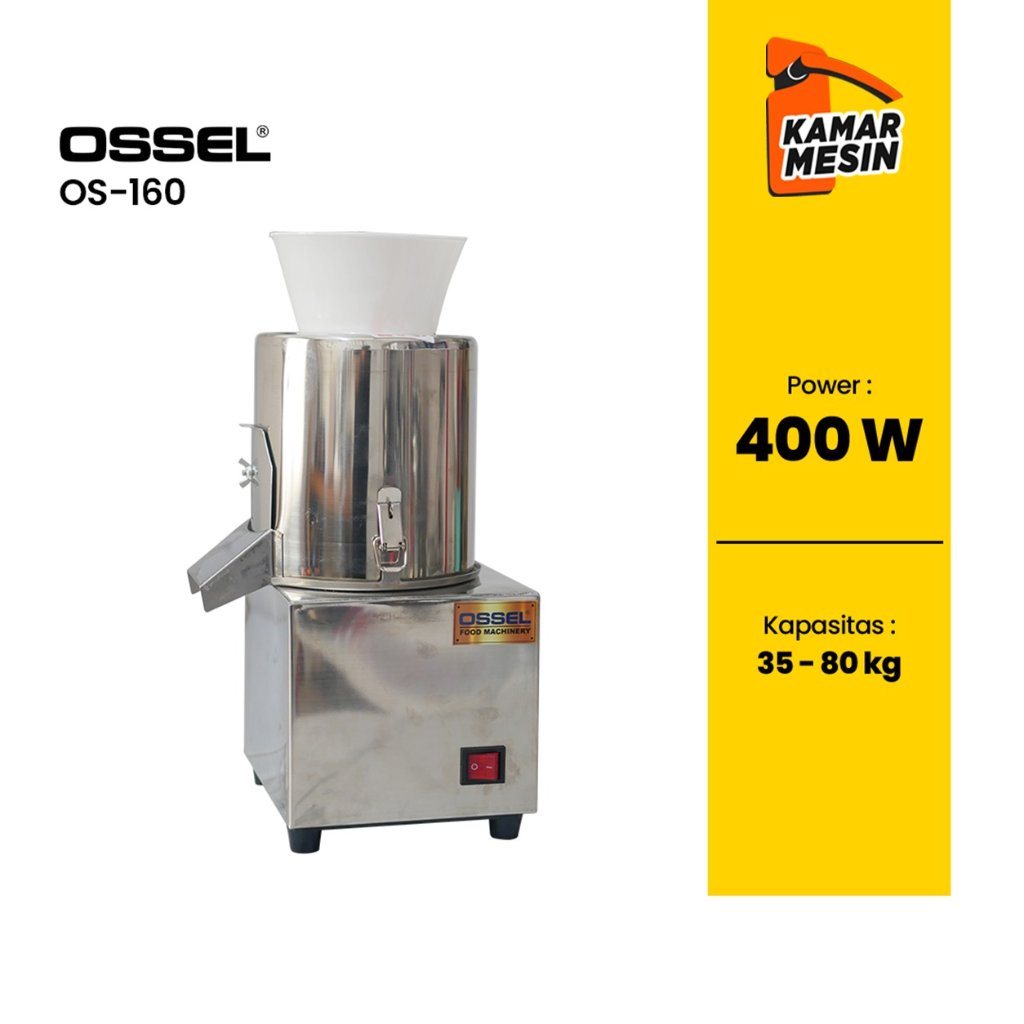 MESIN OSSEL Vegetable, Fruit, Meat, Poultry Feed, Electric Chopper OS-160 OS160 Stainless Steel OSSEL