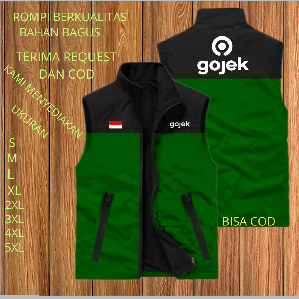 - Good Quality Gojek Driver Vest