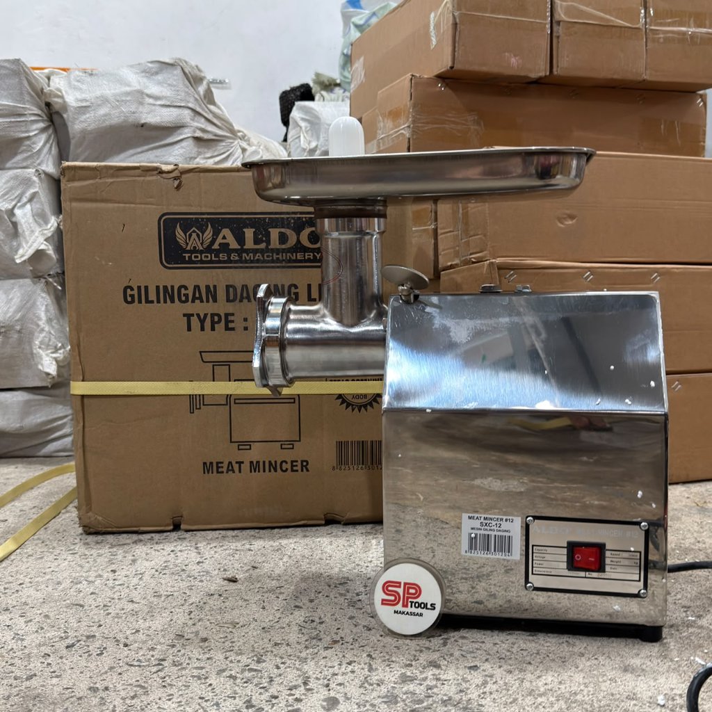 MESIN 650 WATT ELECTRIC MEAT GRINDER ALDO SXC-12 SXC12/ MEAT GRINDER