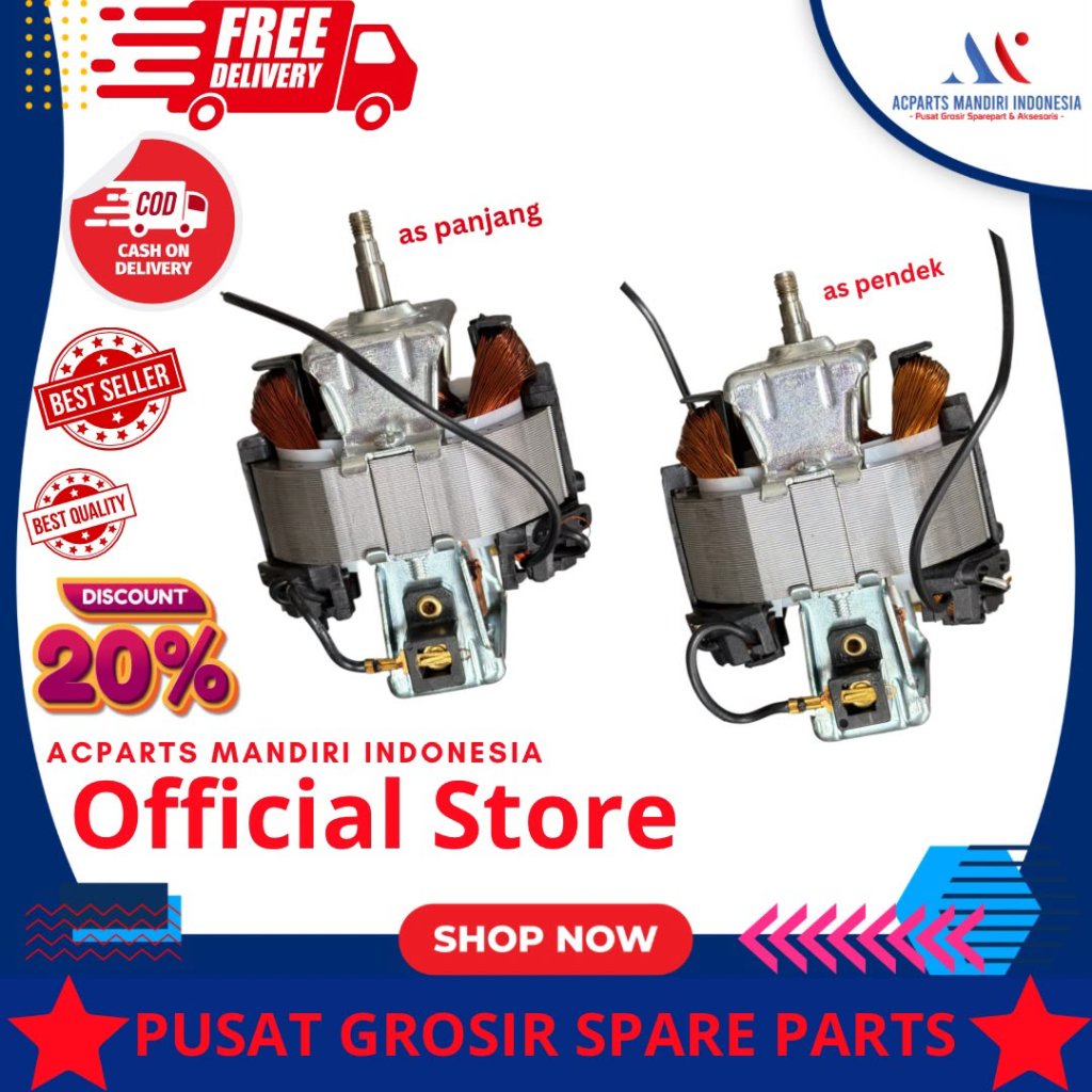 MESIN NATIONAL BLENDER DYNAMO PRC BLENDER MACHINE/ UNIVERSALUmum SUITABLE FOR ALL BLENDER BRANDS Umum CHINESE/ LIKE GMC SANEX