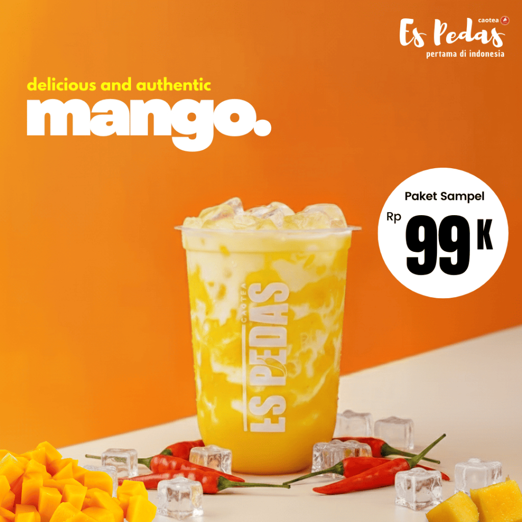 Caotea Spicy Ice Sample Package Minuman Pedas Serbuk Minuman Sampel