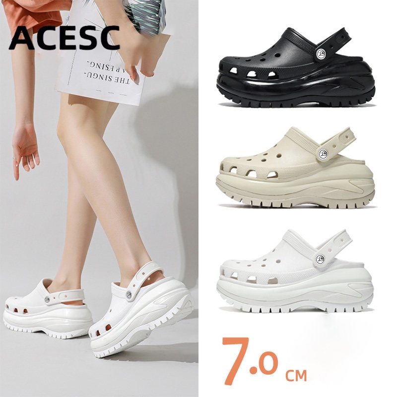 ACESC Women's 7cm Wedge Frog Sandals Made of Premium Fuji Jelly Material