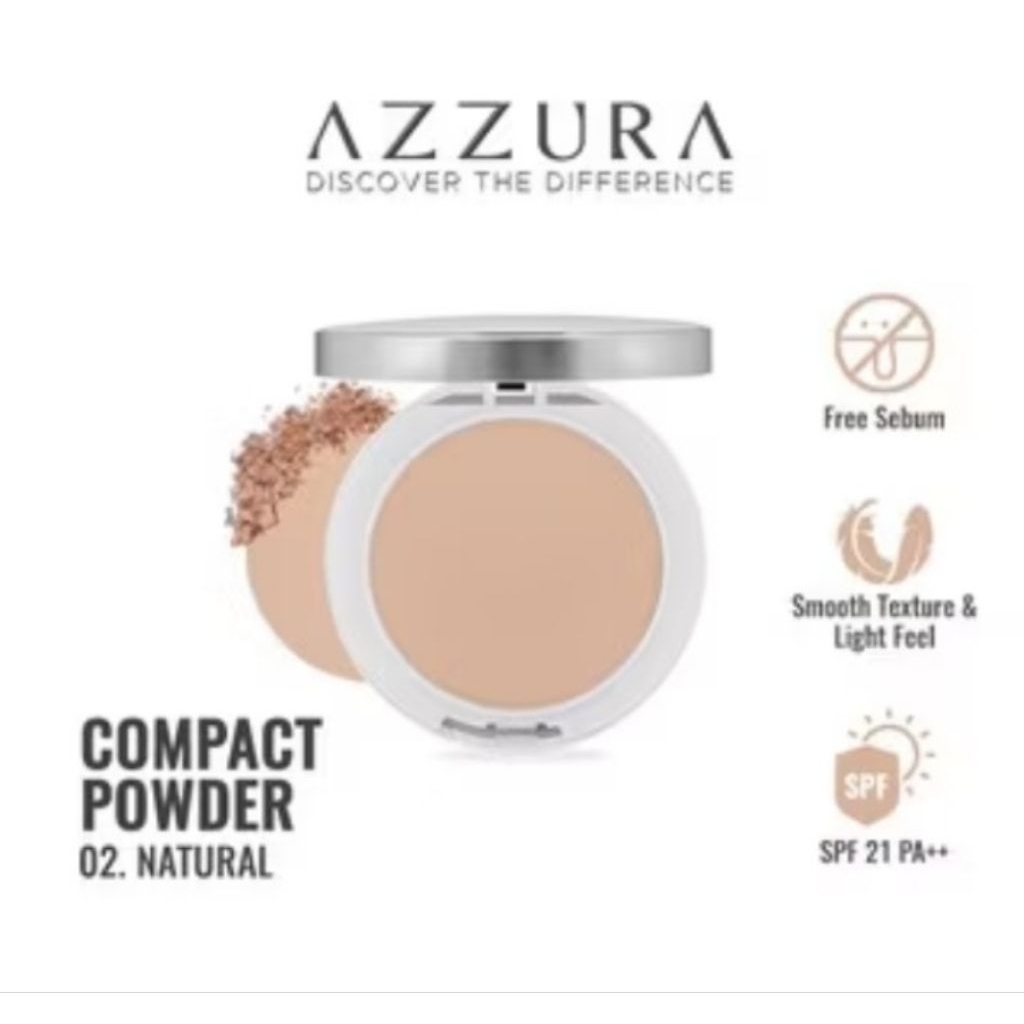 AZZURA COMPACT POWDER FRESH LOOK 02.natural