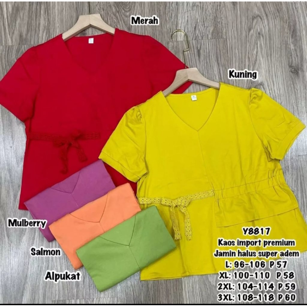 Y8817 - Y5524 - Y5521 - Y8816 - Y8815 - Y5514 - Y5522 - Y5517 - Y5523 imported women's t-shirts