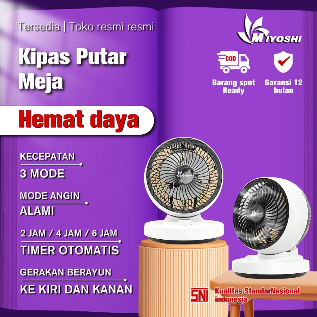 Miyoshi FAN 2in1 WALL TABLE FAN ROTATION Deskfan FAN WITH WARRANTY