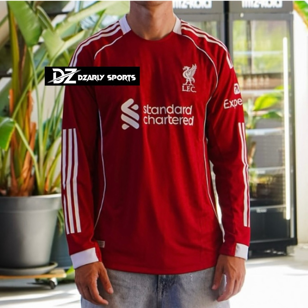 [PLAYER ISSUE] PREMlUM JERSEY LONGSLEEVE LlVER_PUL HOME 2025/2026 GRADE AAA+