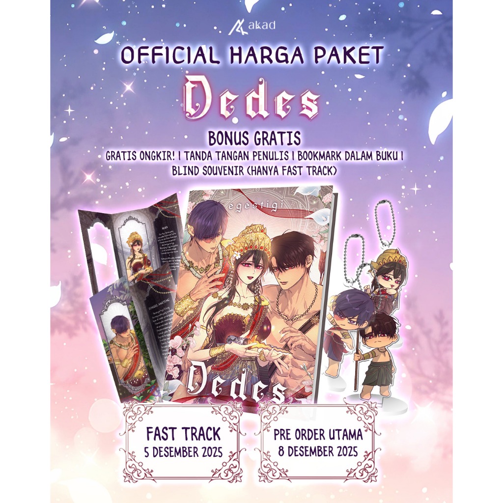 NOVEL DEDES By Egestigi - Akad Media Cakrawala (Shipping Request Only? READ DESCRIPTION)