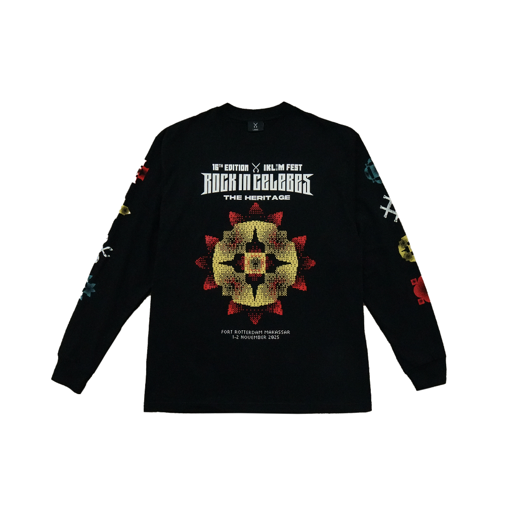Rock In Celebes - KV16 Long Sleeve Merchandise Event 16th Heavy Cotton Long Sleeve T-Shirt for Men and Women Unisex