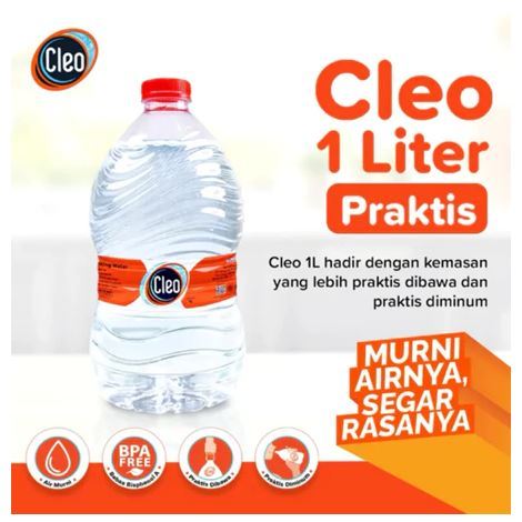 CLEO Mineral Water 1L contains 12 bottles