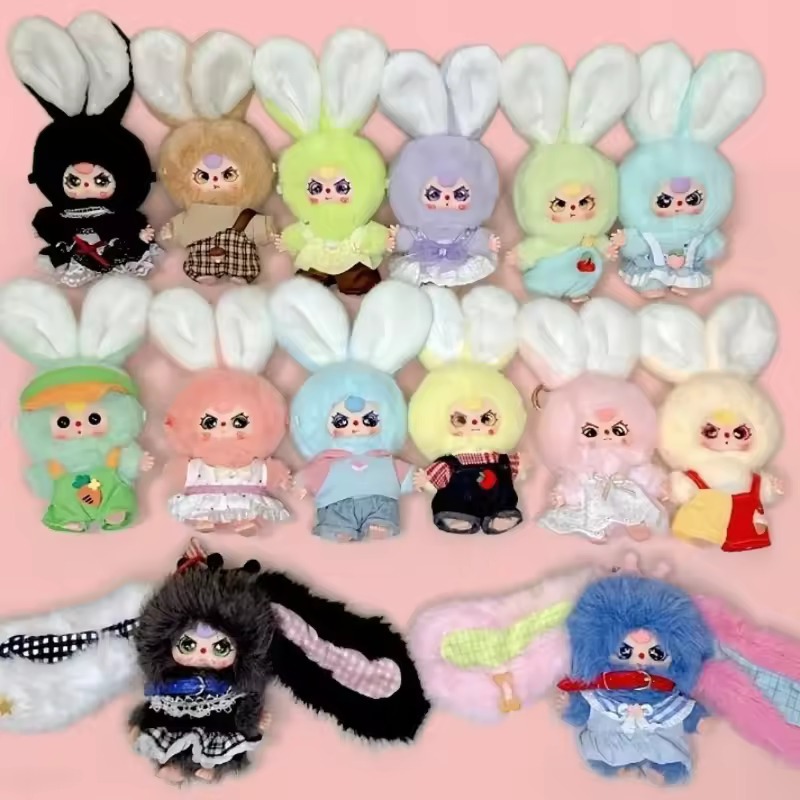 BABY THREE-MINIATURE BUNNY || BLIND BOX || KEYCHAIN BLIND BOX
