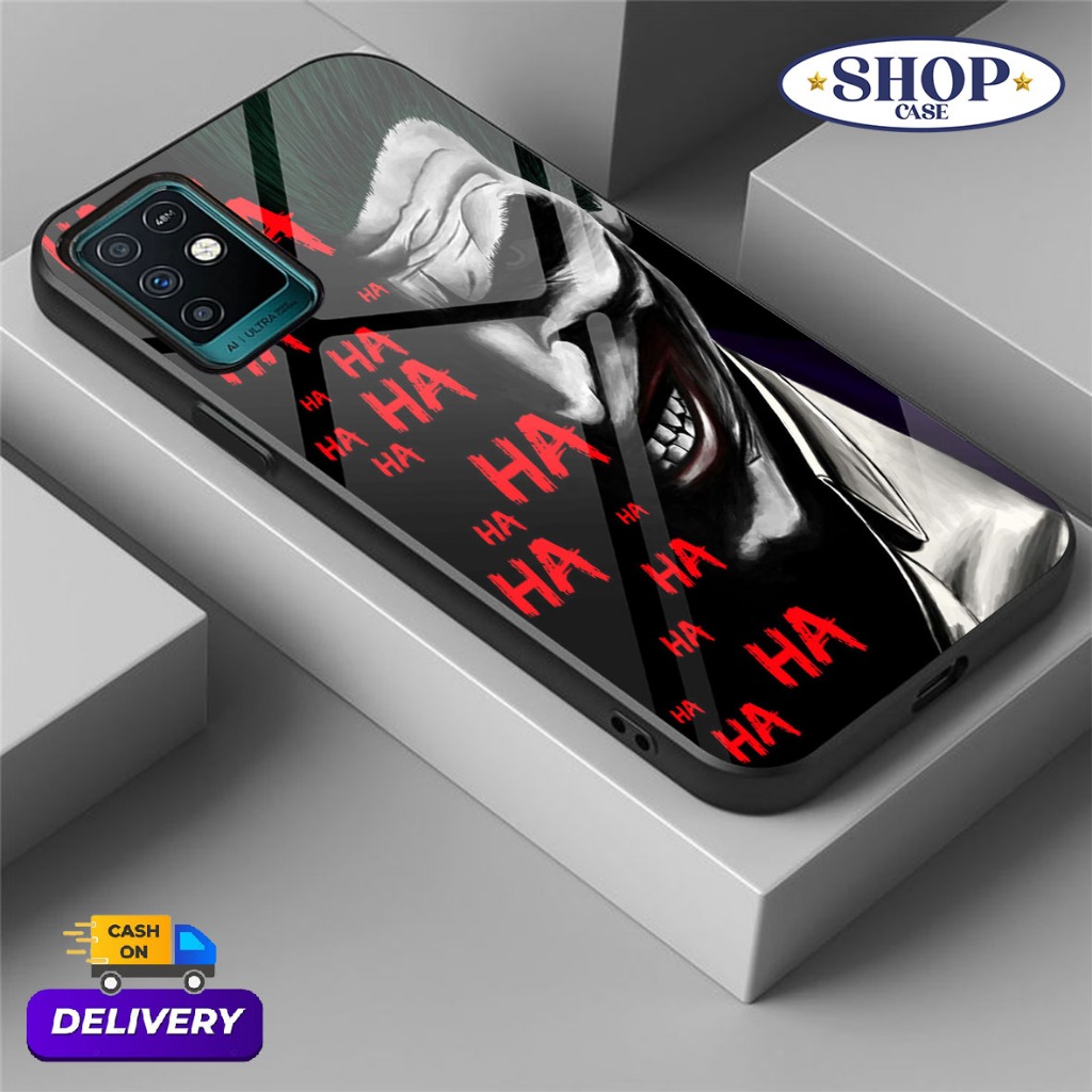 Casing hp For Infinix Note 11 / 11 Pro / 10 / 10 Pro / 10 Pro Nfc / 8 - Fashion Joker Case Hardcase Softcase Glossy Back Protector hp Casing hp Cover Siliconehp Shiny Mica Case hp