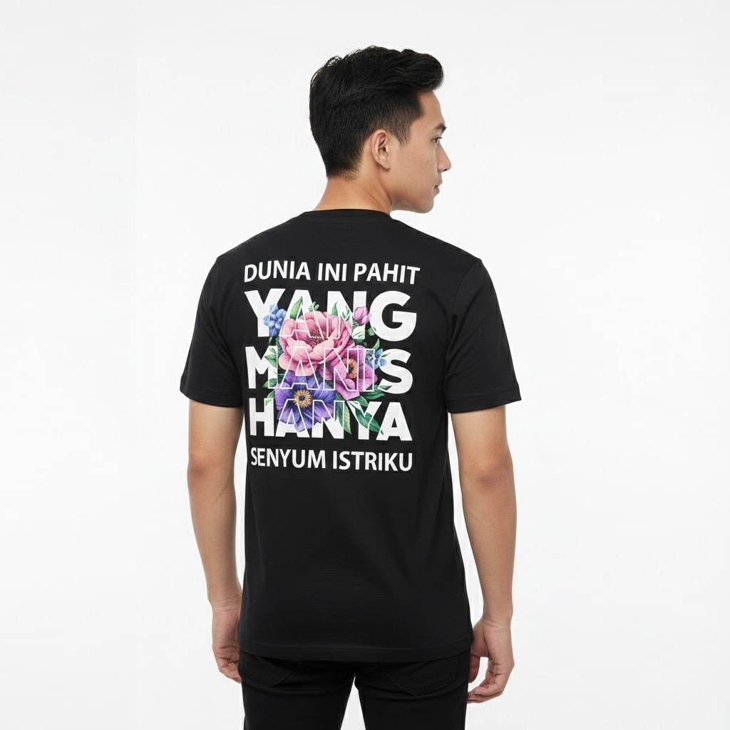 THIS IS THE SWEET BITTER ONLY MY WIFE SMILE Men's Regular Fit T-Shirt Men's Top Word T-Shirt