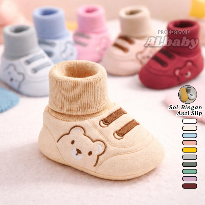 Baby Shoes for Girls and Boys Ages 0-12 Months Baby Shoes Prewalker Unisex Baby Socks Cute Characters Trendy Anti-Slip MILO