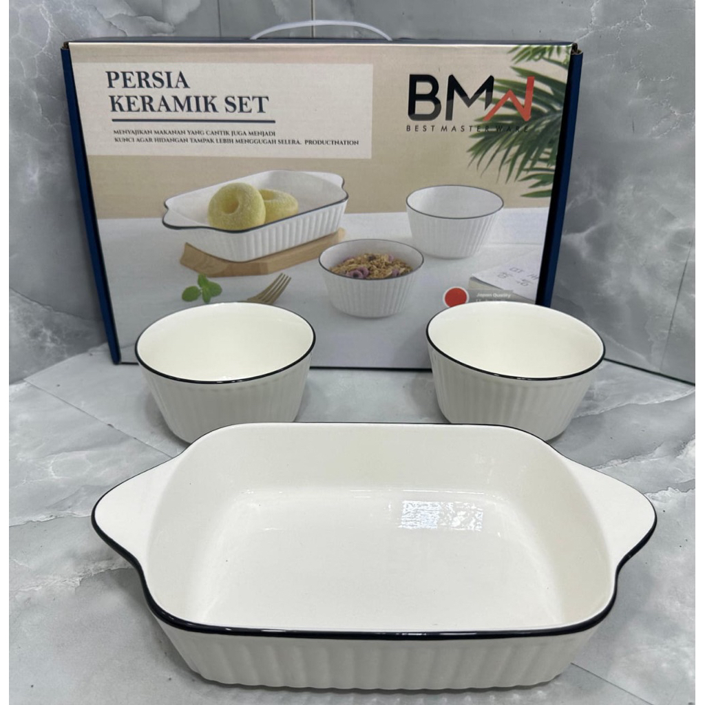 Ceramic Persian bowl hampers set