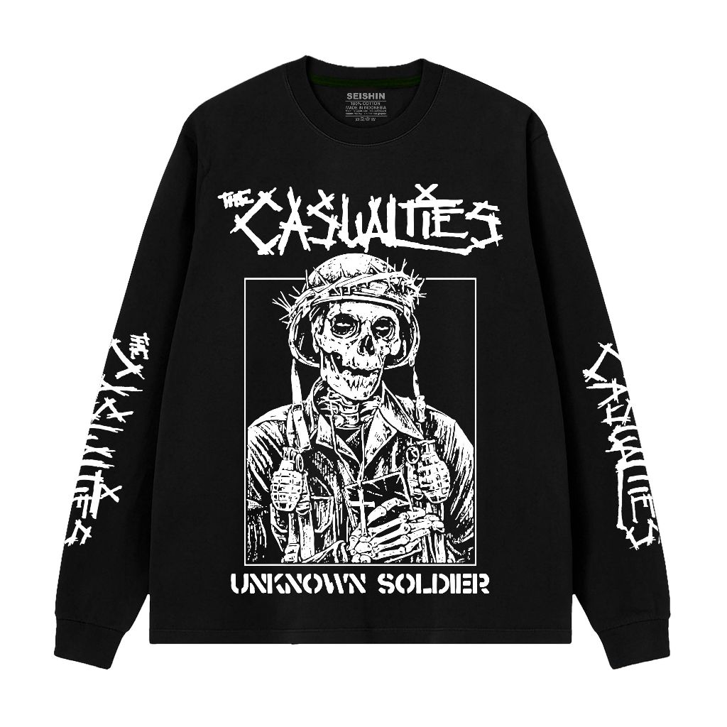 Afz.id Long Sleeve Rib T-shirt The Casualties unknown unisex Metal Music Long Sleeve T-shirt